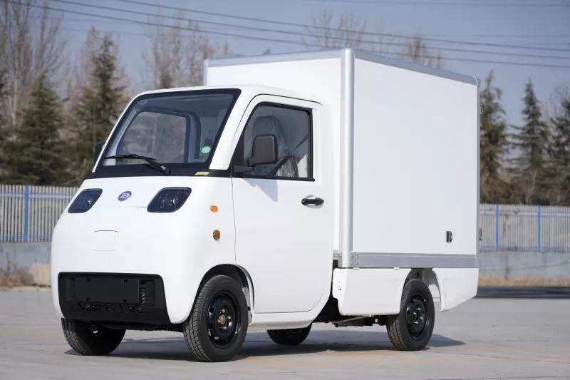 Mini Elektrické vozidlo nákladní krabice 4 kola boční dveře